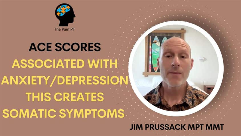 ACE scores associated with Mental Health (which leads to) Physical Health Issues