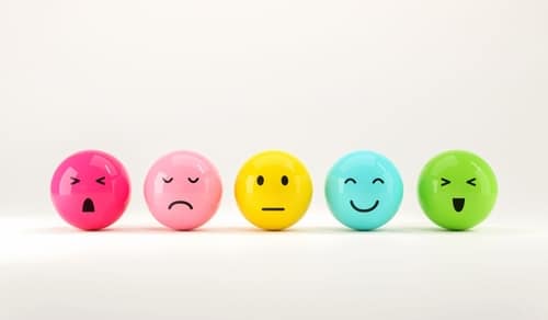 Set,Of,Emoji,Emoticons,With,Sad,And,Happy,Mood,,Evaluation