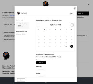 Support choose date and time