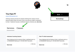 Support click Classes for group sessions