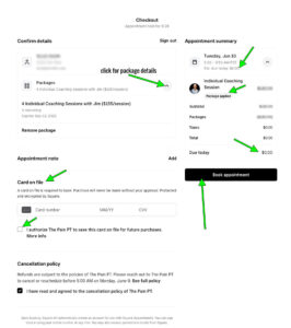 support coaching credits checkout