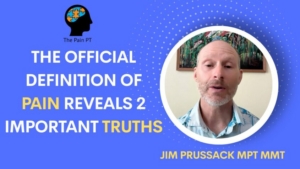 The Official Definition of Pain Highlights 2 Things Most People Don't Believe